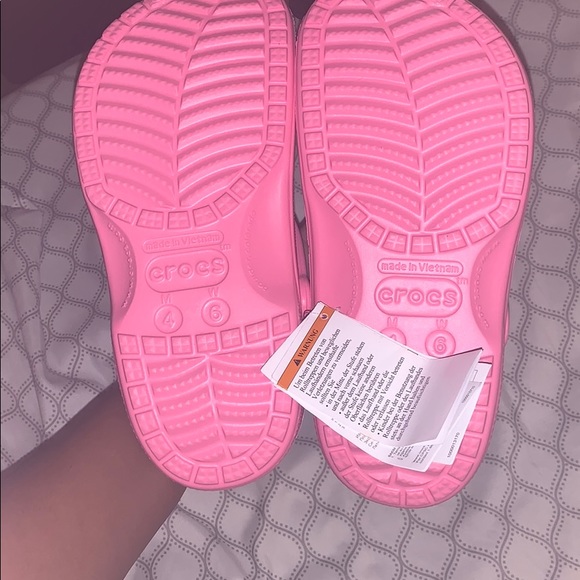 Pink Fur Lined Crocs - Picture 6 of 8